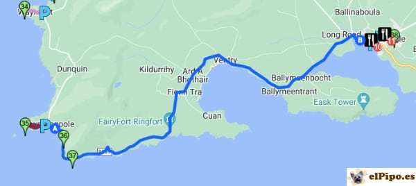 itinerario por Blasket's View y Slea Head Promontory