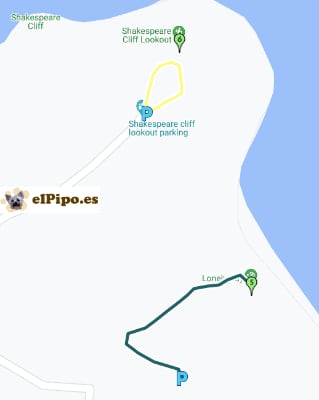 recorridos por Lonely Bay y Shakespeare’s Cliff