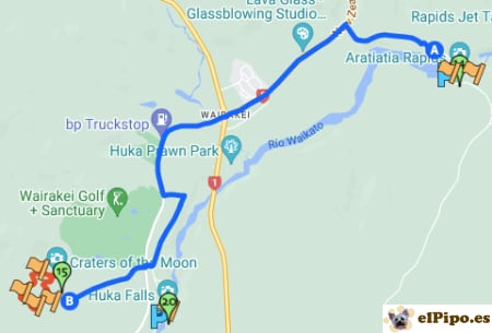 itinerario hasta Craters of the Moon
