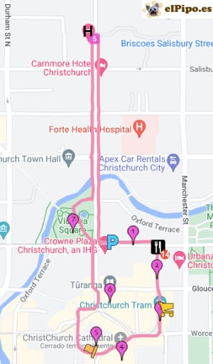 recorrido por Christchurch