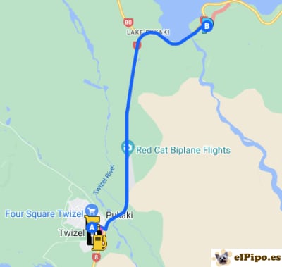itinerario hasta Pukaki Kettle Hole Track