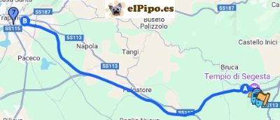 itineratio hasta trapani