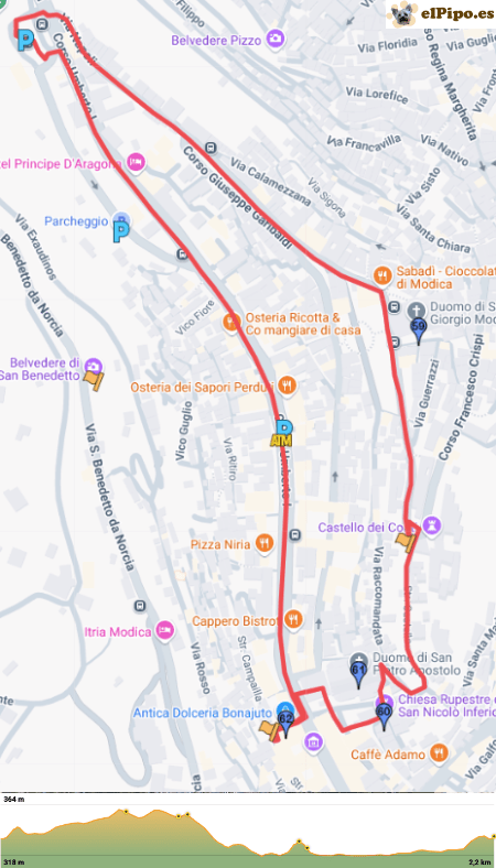 recorrido por modica