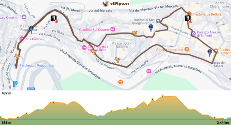 recorrido por ragusa