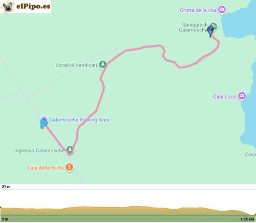 recorrido por Reserva Natural de Vendicari
